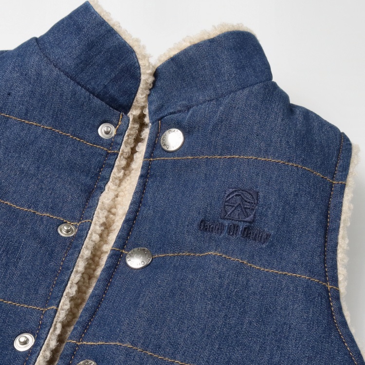 デニムボアリバーシブルベスト ベスト｜子供服・ベビー服の通販は