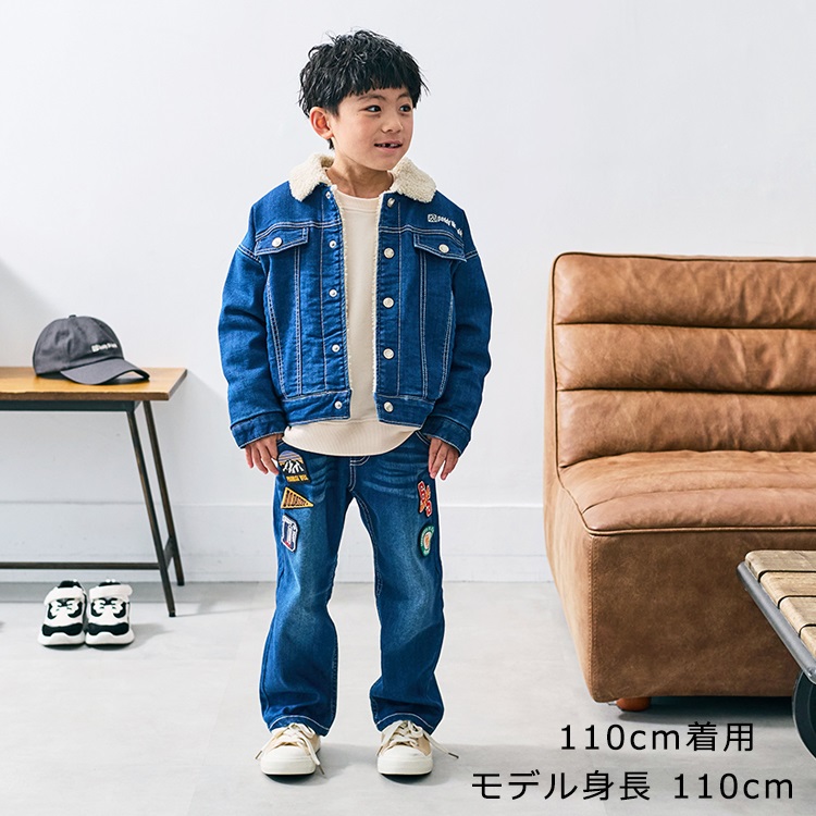 ワッペン付裏毛トレーナー トレーナー｜子供服・ベビー服の通販は
