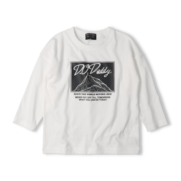 山ロゴプリント長袖Tシャツ 長袖Tシャツ｜子供服・ベビー服の通販は