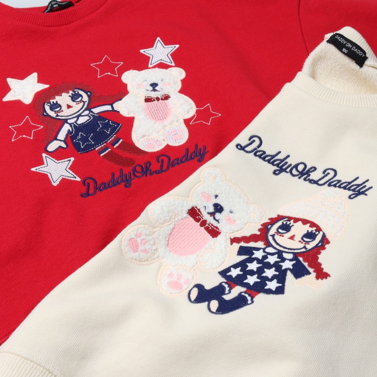 会員ランク別セール対象】ダディコ刺繍裏毛トレーナー トレーナー