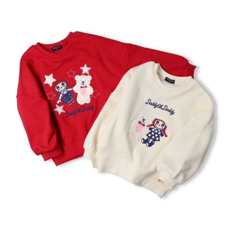 ダディコ刺繍裏毛トレーナー トレーナー｜子供服・ベビー服の通販は