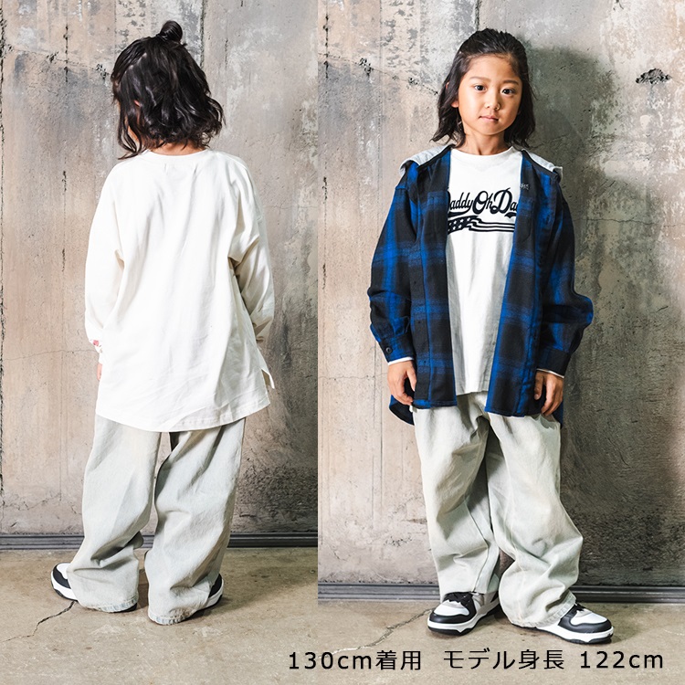 WEB限定】フロッキープリント長袖Tシャツ 長袖Tシャツ｜子供服