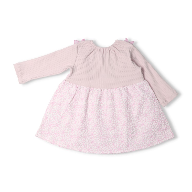 花柄重ね着風チュニックワンピース ベビートップス｜子供服