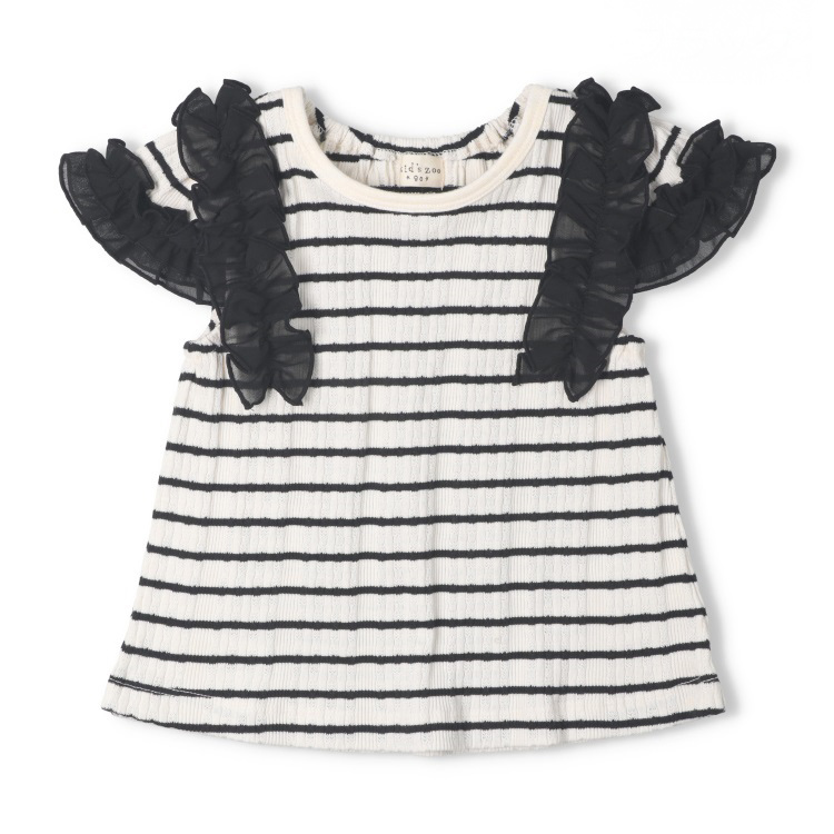 リブ半袖Tシャツ