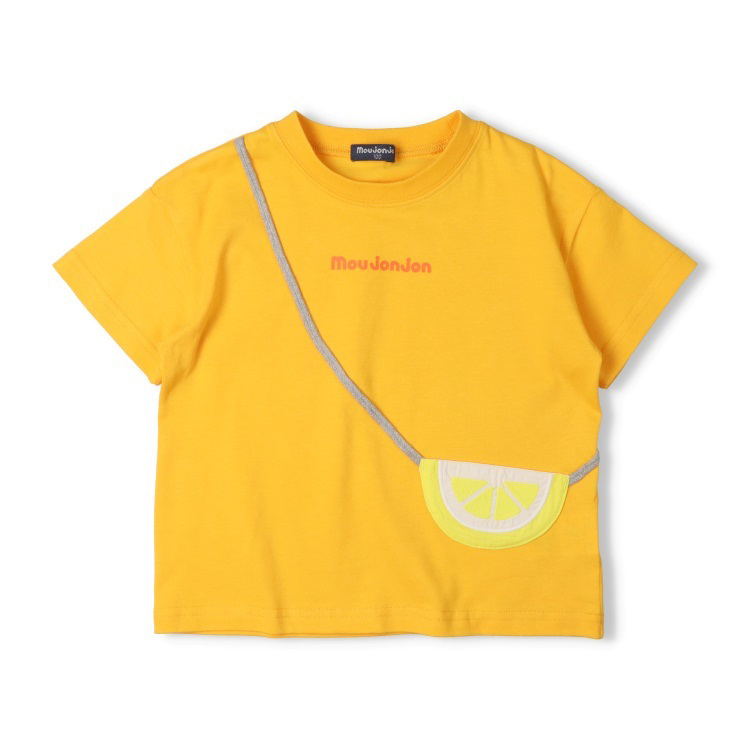 スイカ・レモンフルーツポシェット半袖Tシャツ