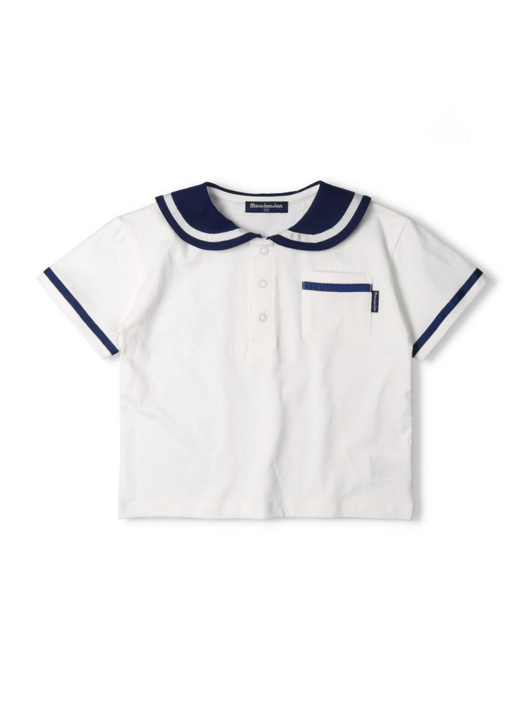 セーラー衿半袖Tシャツ - 兄弟姉妹お揃いコーデ
