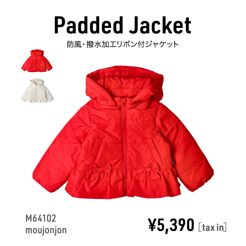 *防風・撥水加工リボン付ジャケット