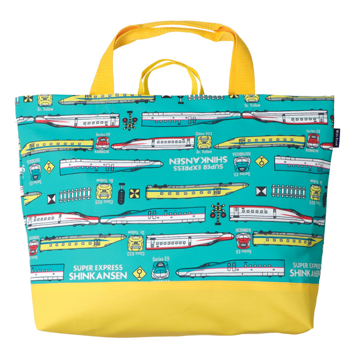 JR新幹線電車柄レッスンバッグ