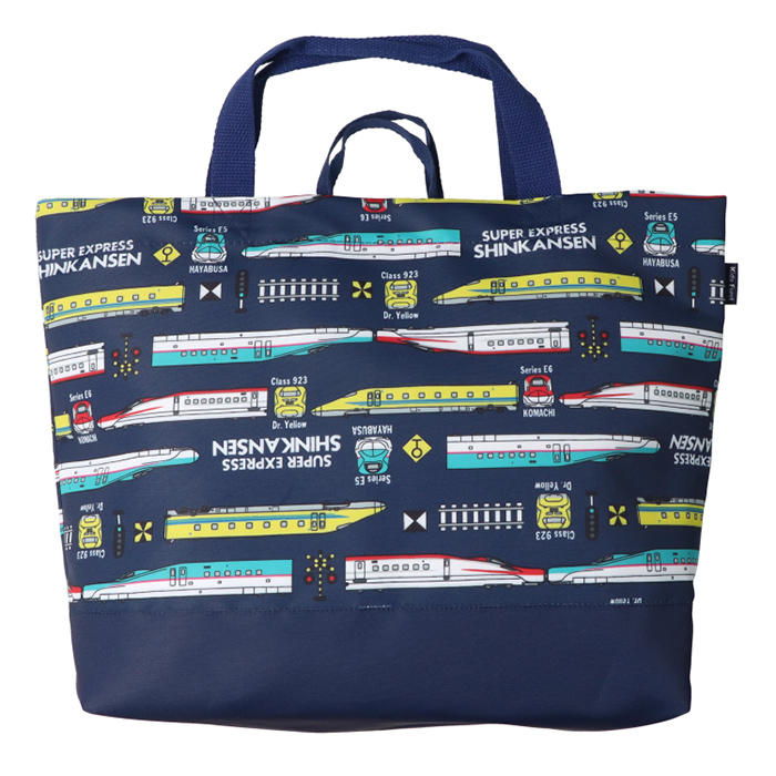 JR新幹線電車柄レッスンバッグ
