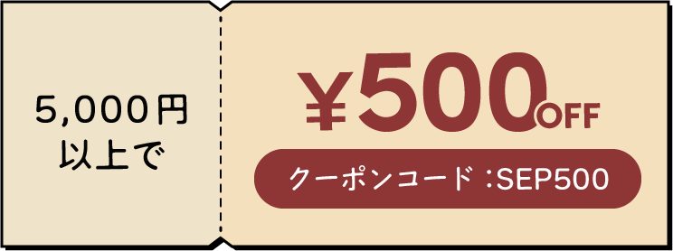 500円OFFクーポン画像