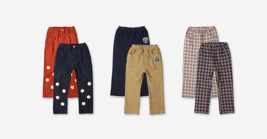 のびふわツイルパンツの画像