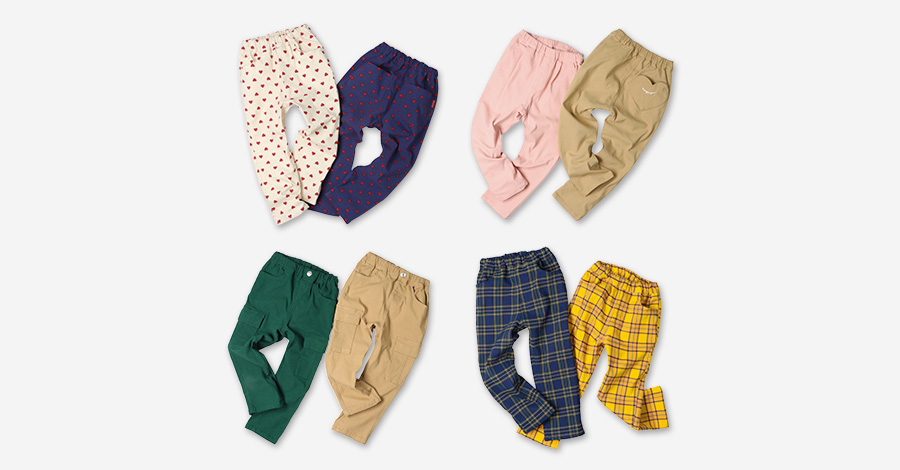 のびのびツイルパンツの画像