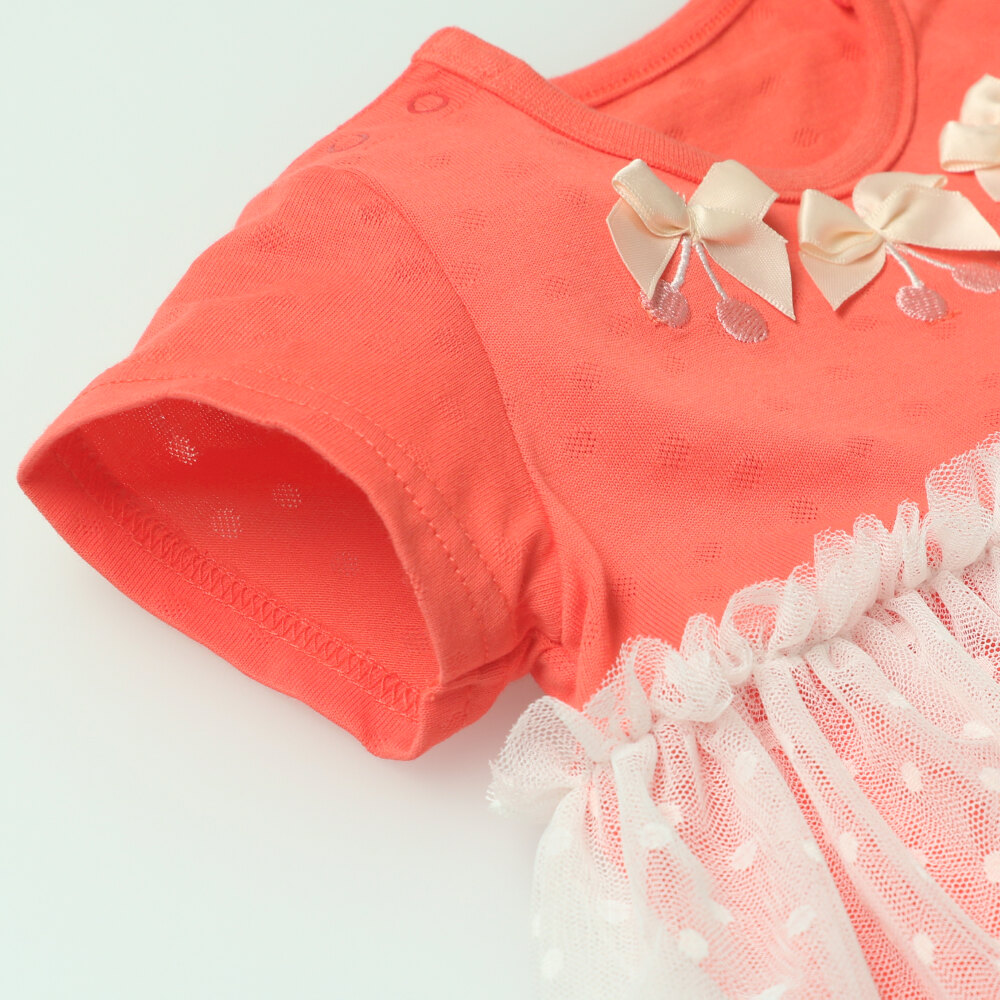 Bloomer all romper with tulle skirt