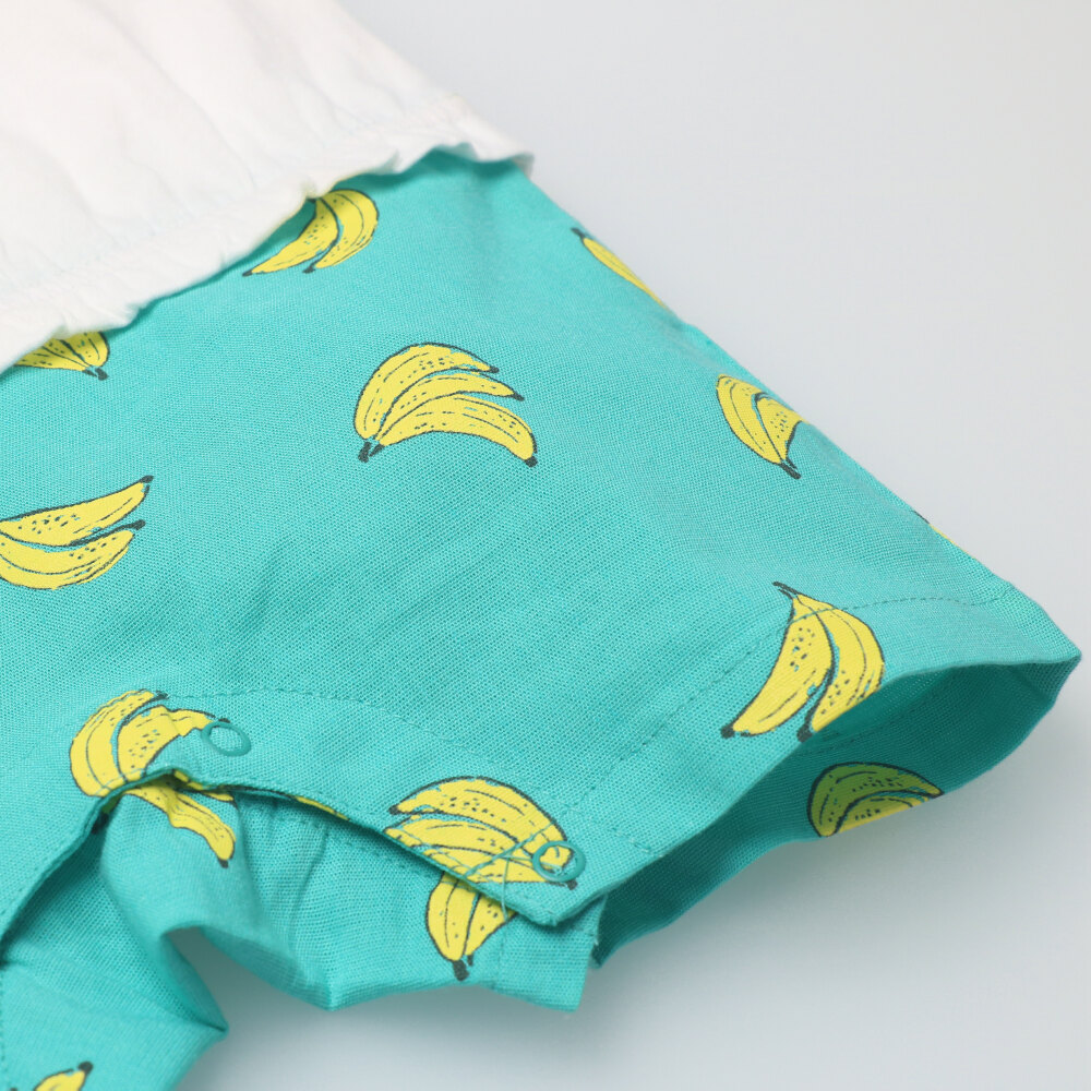 Banana/Watermelon Pattern Pants T-All Rompers