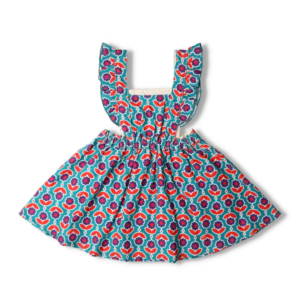 All-over Flower Pattern Corten Jumper Skirt | Children's clothing ...