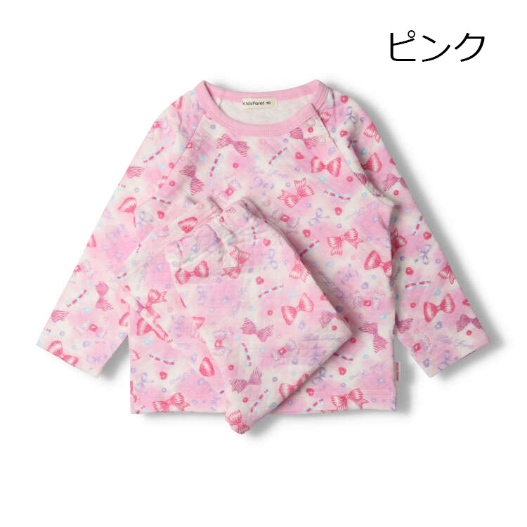 ユニコーン・リボン総柄キルトパジャマ* | 子供服の通販はこどもの森