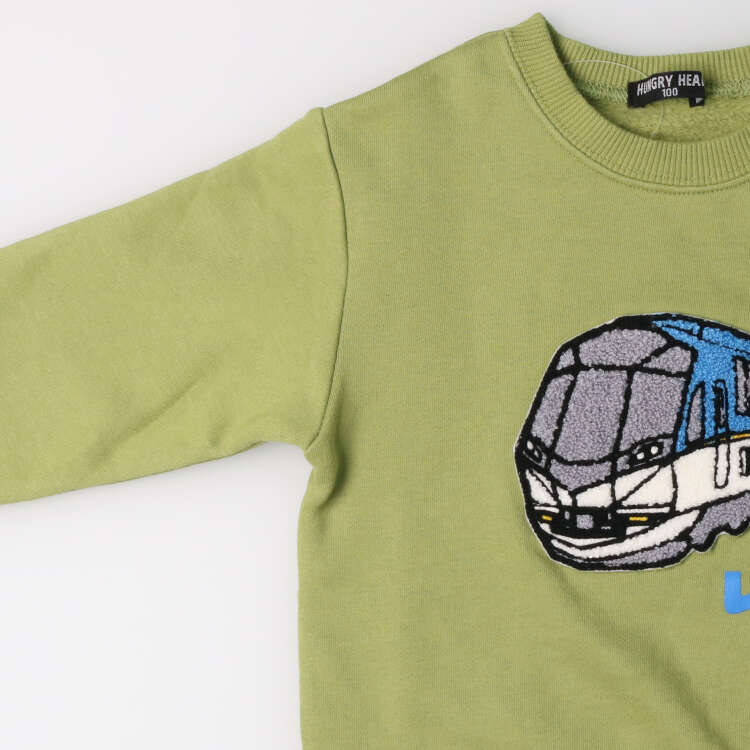 近鉄電車さがら刺繍裏起毛トレーナー | 子供服 通販こどもの森 - メーカー直営公式