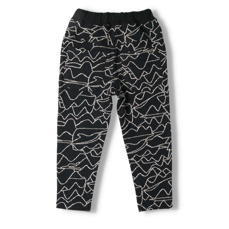 Mountain Pattern Fleece Jacquard Long Pants