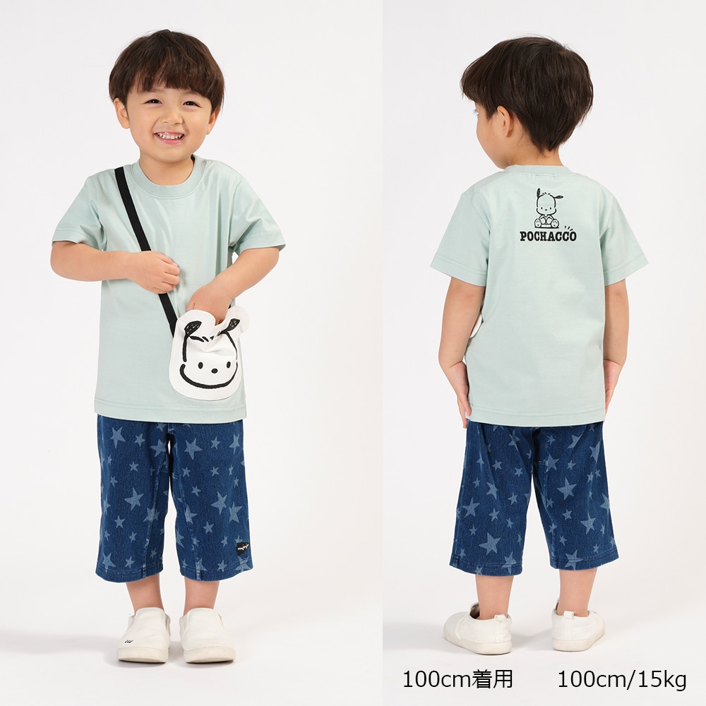 kid´s zoo×Sanrio characters ポチャッコポシェット風半袖Ｔシャツ 