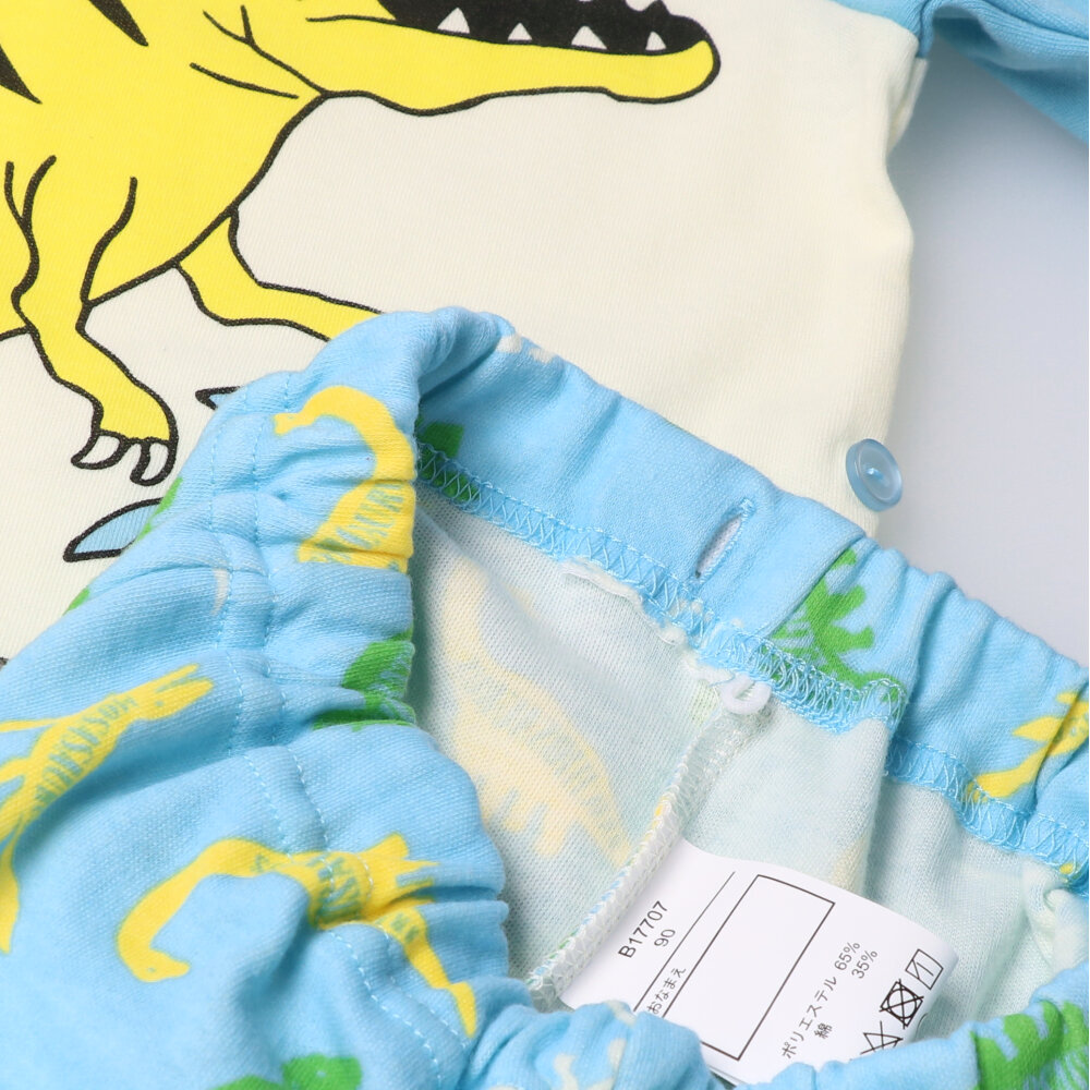 恐竜柄長袖パジャマ