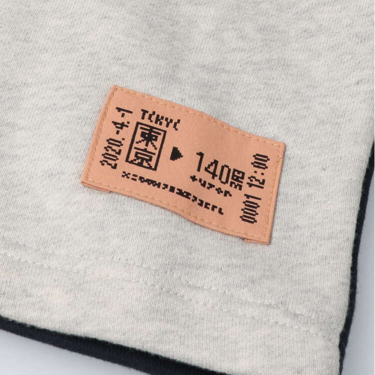 JR conventional line train printed fleece sweatshirt