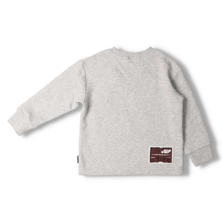 JR freight train printed fleece sweatshirt