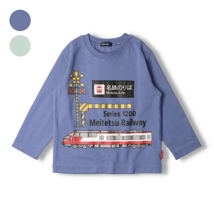 Meitetsu train barrier print T-shirt