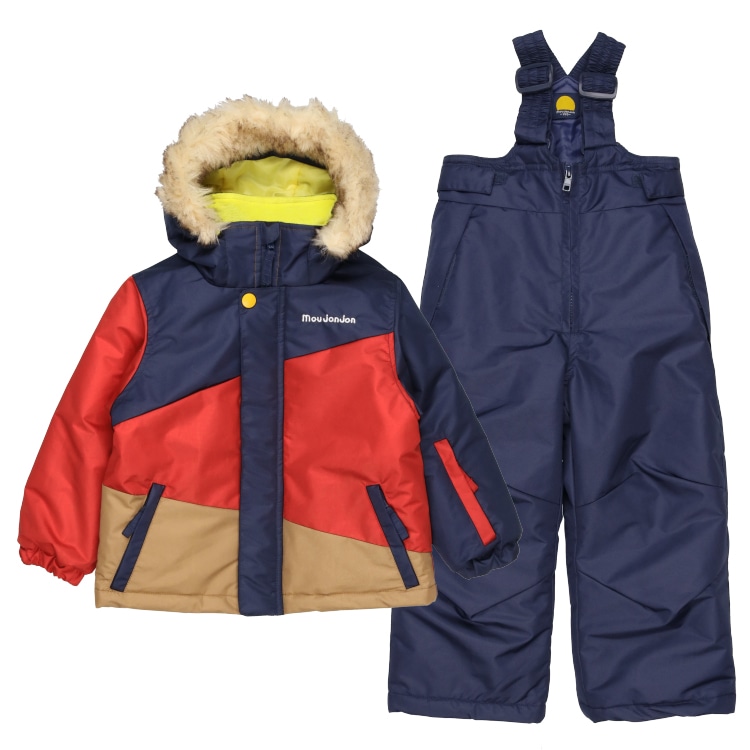 Plain color switching snow suit/ski wear