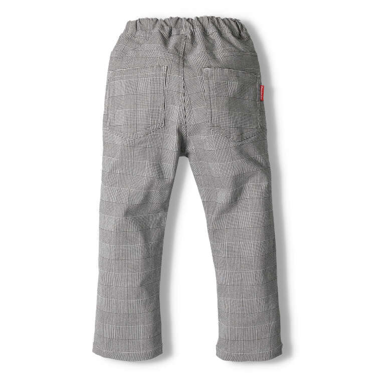 Relaxed Twill Plaid Pants