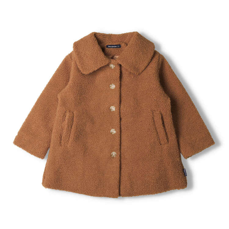 Coat/jacket with sheep boa collar