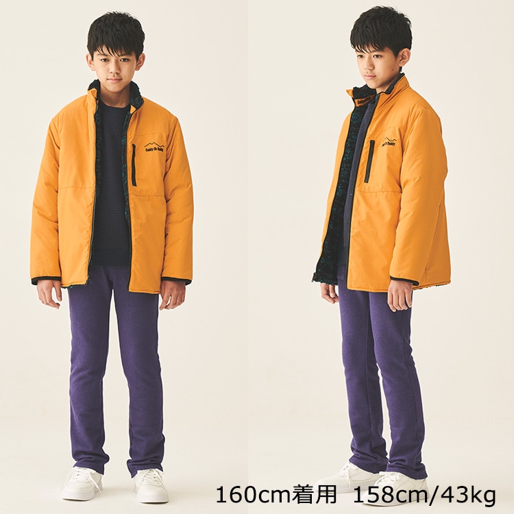 Native pattern boa reversible jacket (150cm-160cm)