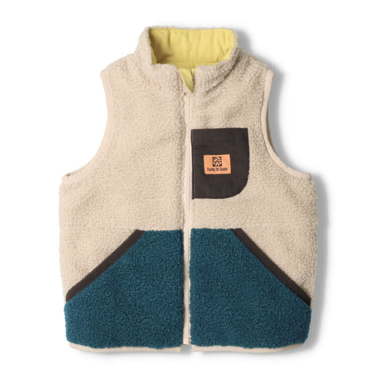 sheepboa reversible vest