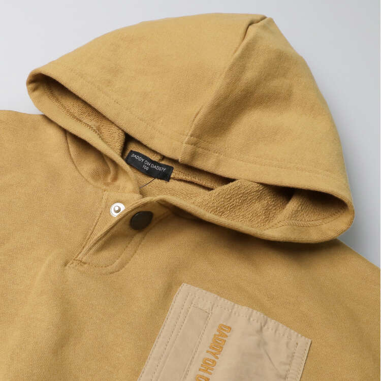 Fleece hoodie with pockets