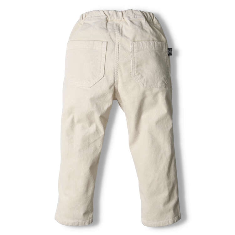 Corduroy long pants with pockets