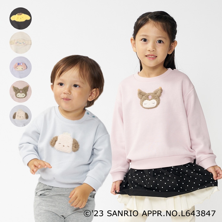 kid´s zoo ×Sanrio charactersSanrio fleece sweatshirt (Kuromi, 110cm)