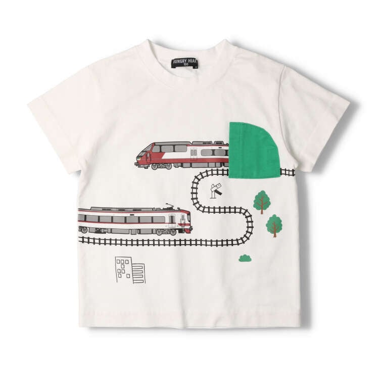 Meitetsu Train Tunnel Pocket Short Sleeve T-shirt