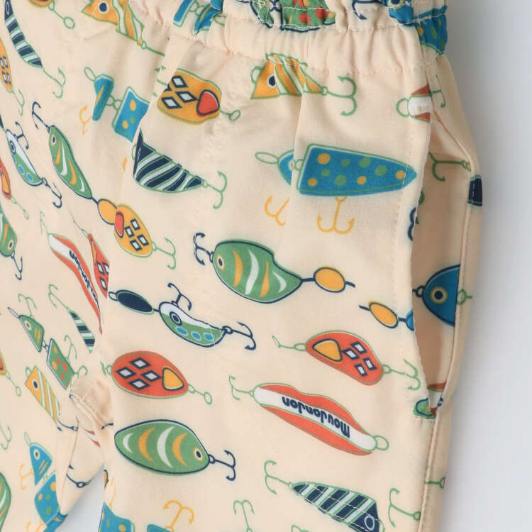 Amphibious fish lure pattern 6/4 length shorts