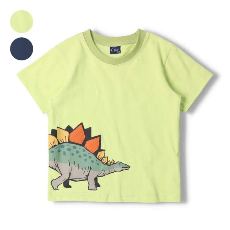 ドリューハウス dino プリント 半袖 Tシャツ パープル M - Tシャツ