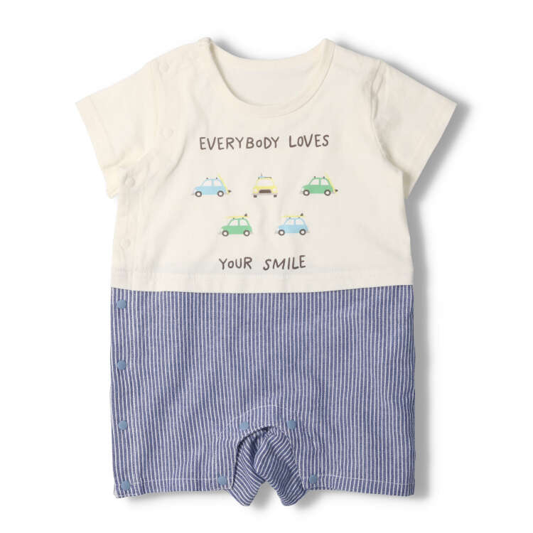 T-all romper with car print
