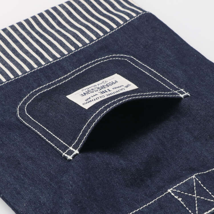 Plain denim/star pattern shoe case/shoe bag