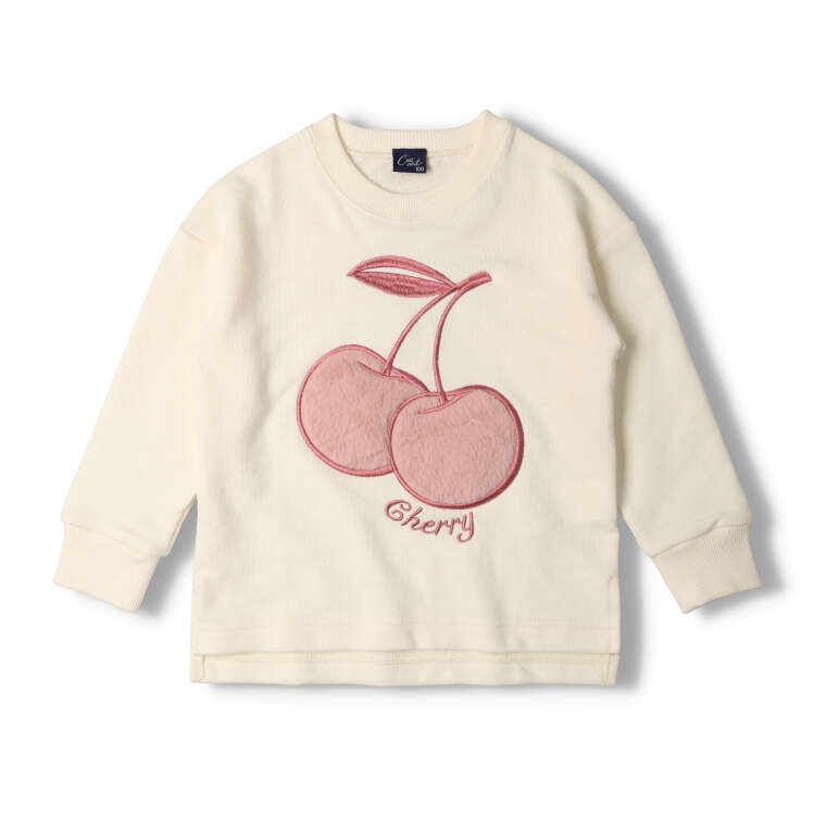 *Cherry applique sweatshirt