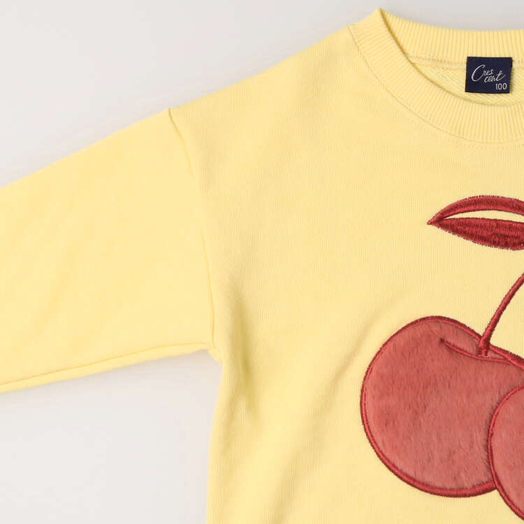 *Cherry applique sweatshirt