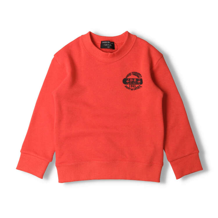 printed fleece sweatshirt