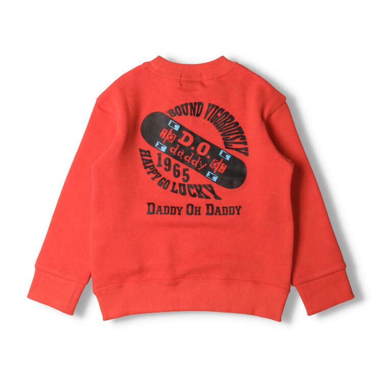 printed fleece sweatshirt