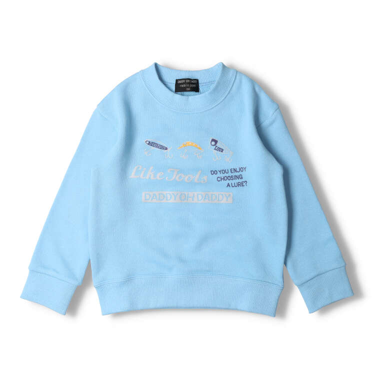 printed fleece sweatshirt