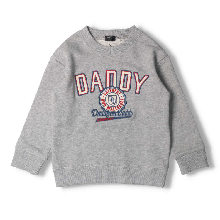 logo applique fleece sweatshirt