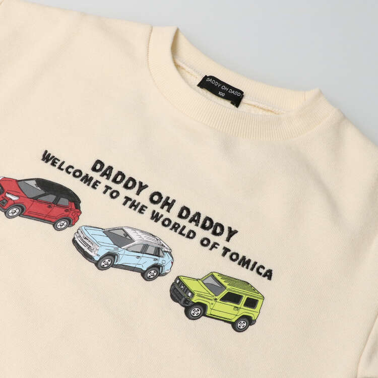 *[Tomica] Car print fleece sweatshirt