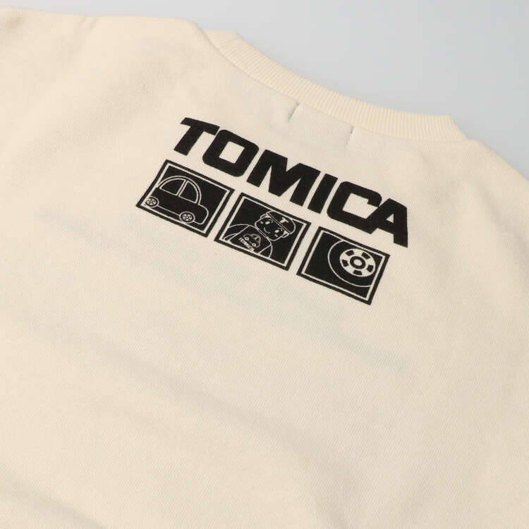 *[Tomica] Car print fleece sweatshirt