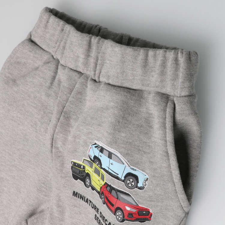 [Tomica] Car Print Hem Ribbed Pants