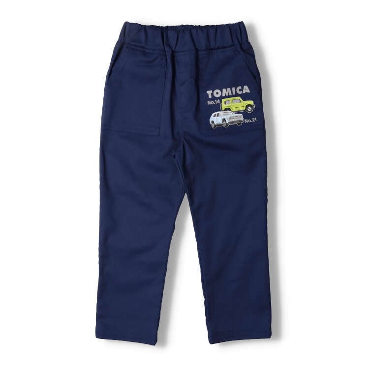 [Tomica] Car print twill pants